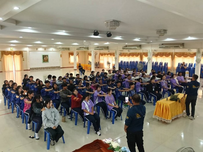 โครงการฝึกอบรมส่งเสริมสภาเด็กและเยาวชน หลักสูตร โทษของยาเสพติด บุหรี่ไฟฟ้า ประจำปีงบประมาณ ๒๕๖๙