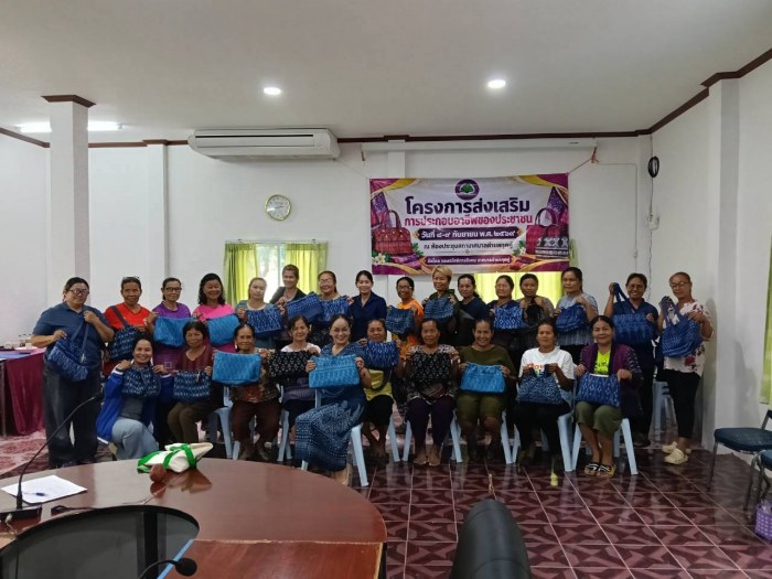 การจัดโครงการส่งเสริมการประกอบอาชีพของประชาชนเทศบาลตำบลกุดดู่ ประจำปีงบประมาณ ๒๕๖๙